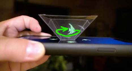 スマホ 3Dホログラム イメージ